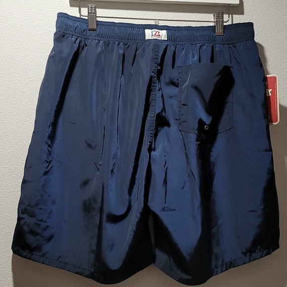 CUTTER & BUCK LARGE BLUE COLOR BLOCK MENS CASUAL SUMMER BEACH SWIM TRUNKS SHORTS - Picture 5 of 13